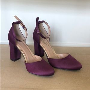 A new day satin heels